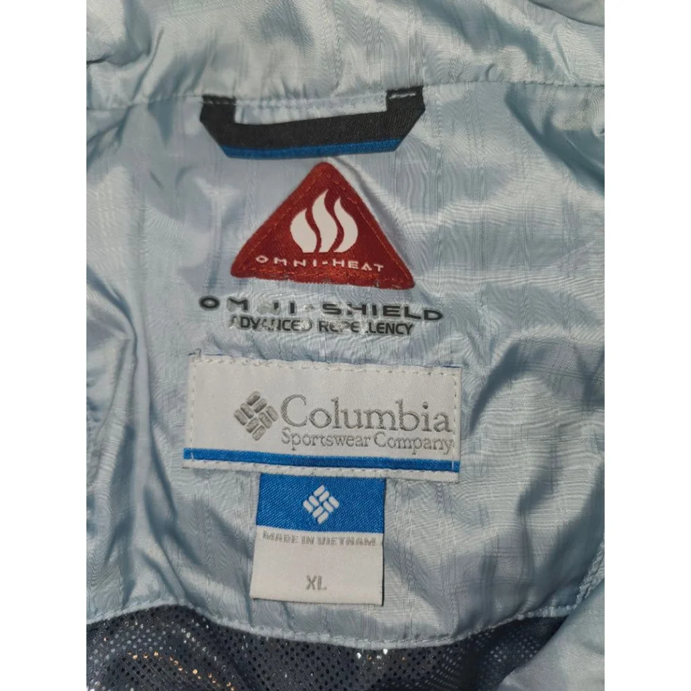 Columbia Omni Shield Thermal Puffer Vest Large Baby Blue - Picture 3 of 4